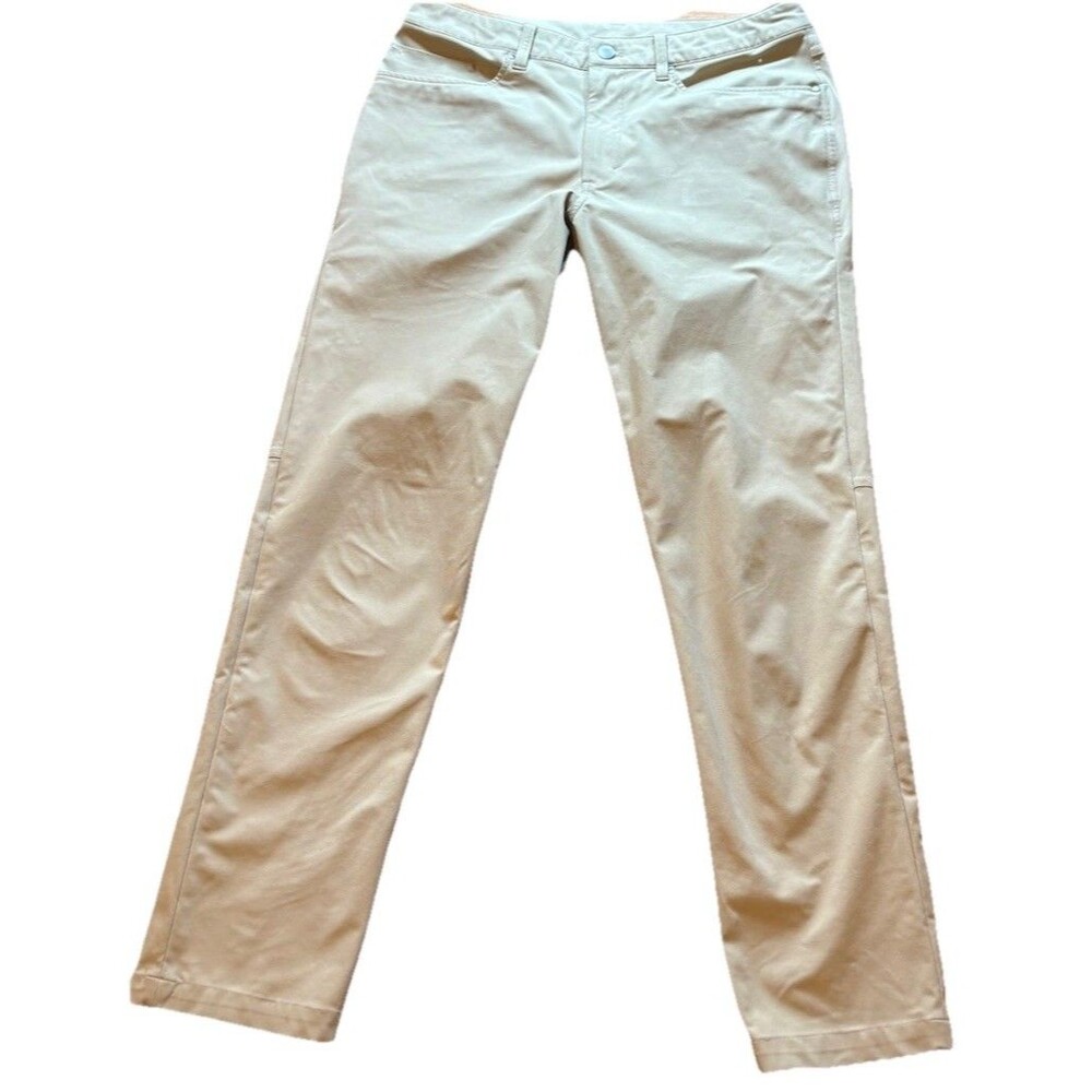 Lululemon mens pants abc classic-fit 5 pocket khaki 34x29